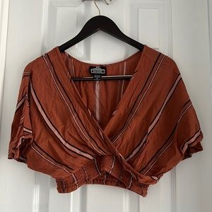 Cropped Stripe Top - Women's S